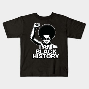 I Am Black History Black Boy Kids Kids T-Shirt